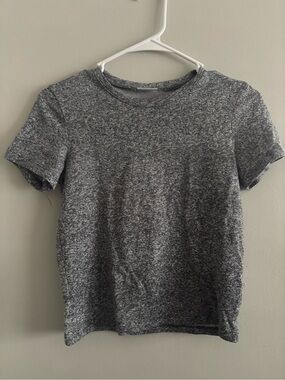 32 Degrees Kids Grey Marled Short Sleeve Pajama Top